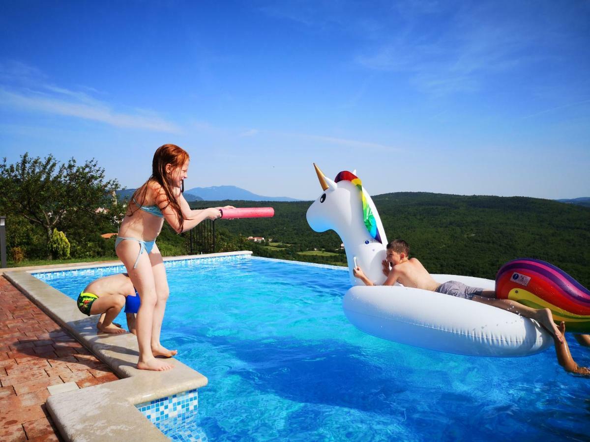 Roč Home Andrea With Infinity Salty Pool מראה חיצוני תמונה